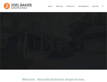 Tablet Screenshot of joelbakerconstruction.com